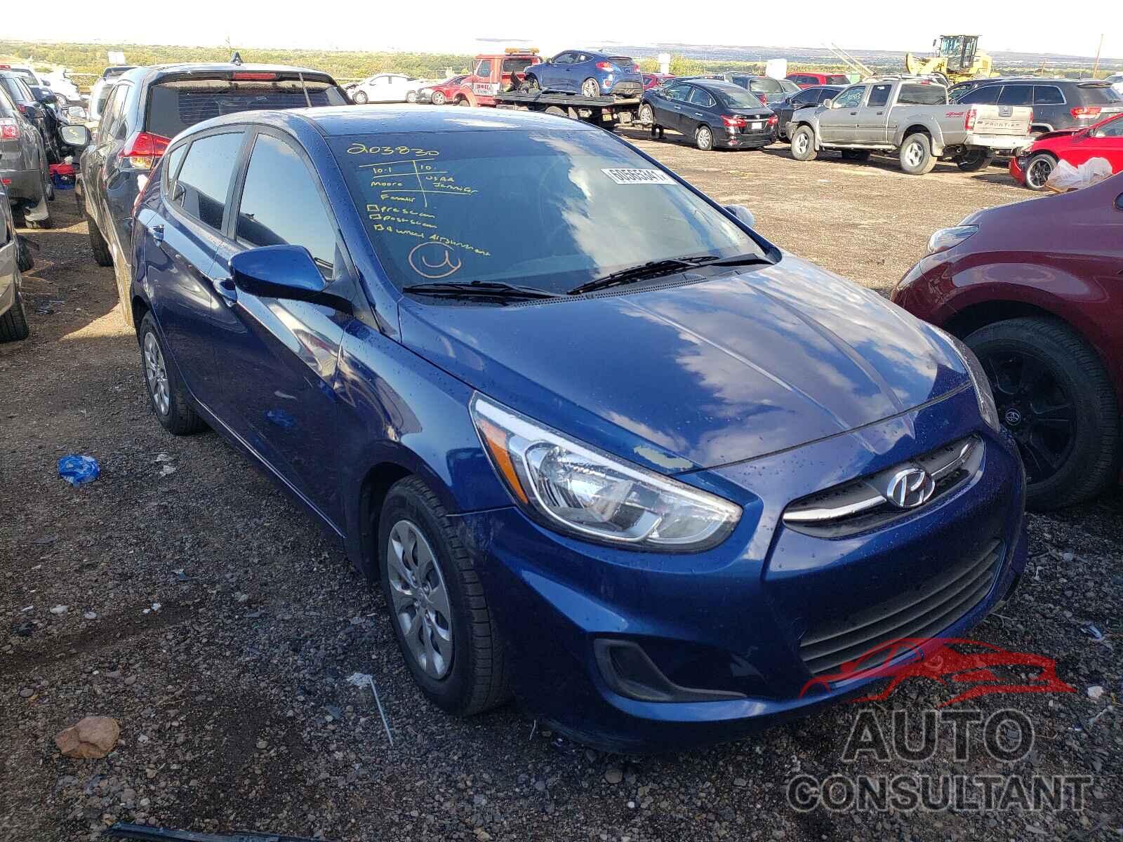 HYUNDAI ACCENT 2017 - KMHCT5AE7HU316880