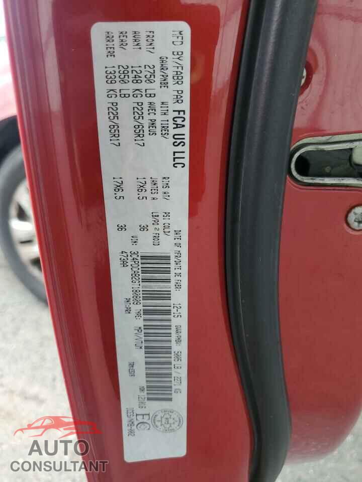 DODGE JOURNEY 2016 - 3C4PDCAB2GT180809