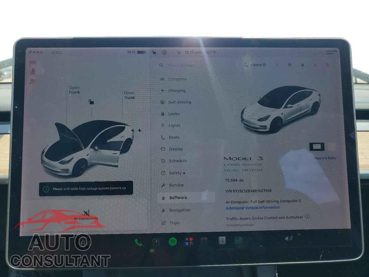 TESLA MODEL 3 2021 - 5YJ3E1EBXMF037918