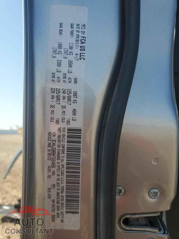 JEEP COMPASS 2017 - 3C4NJDBB8HT654056