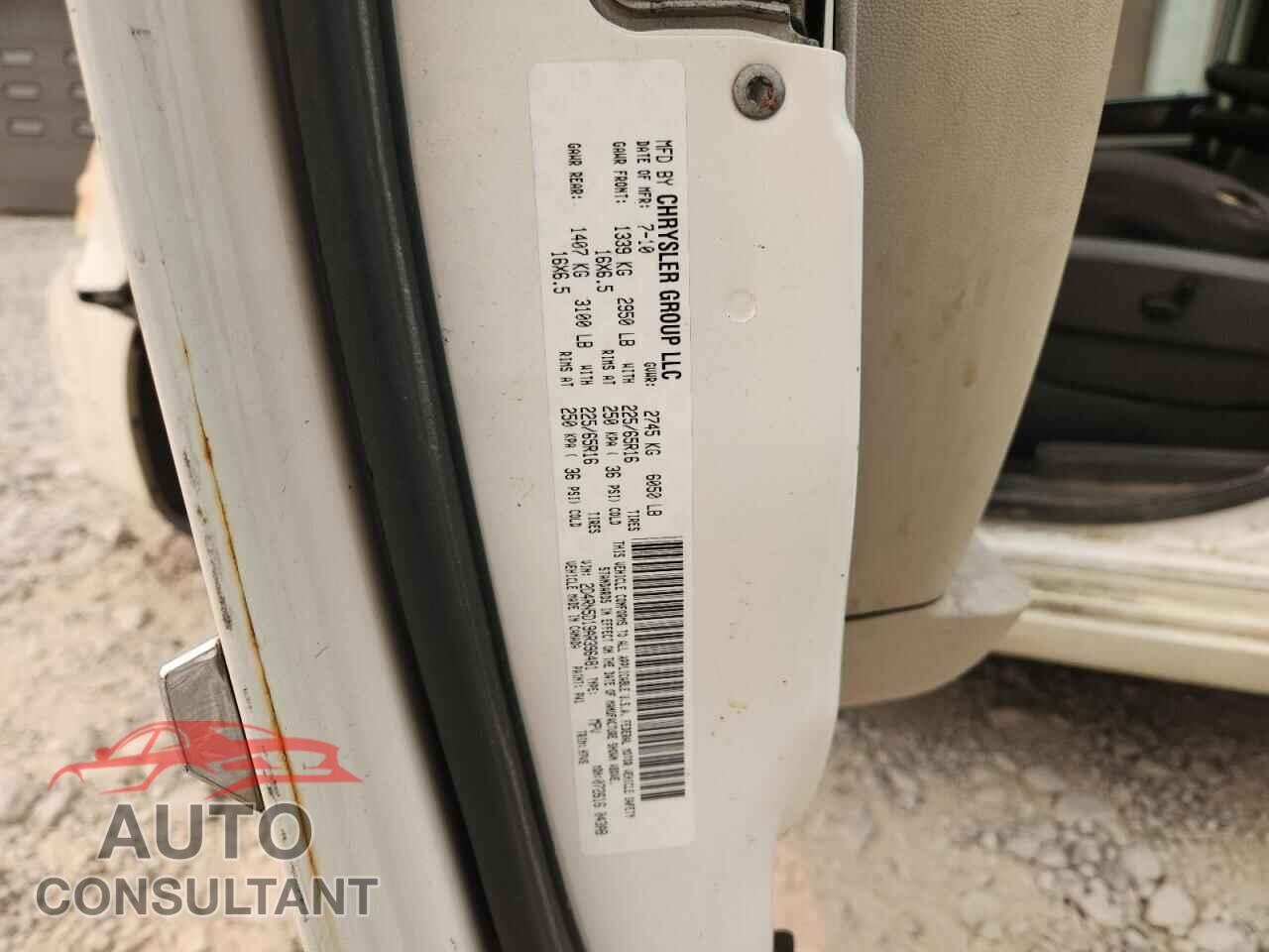 DODGE CARAVAN 2010 - 2D4RN5D19AR396481
