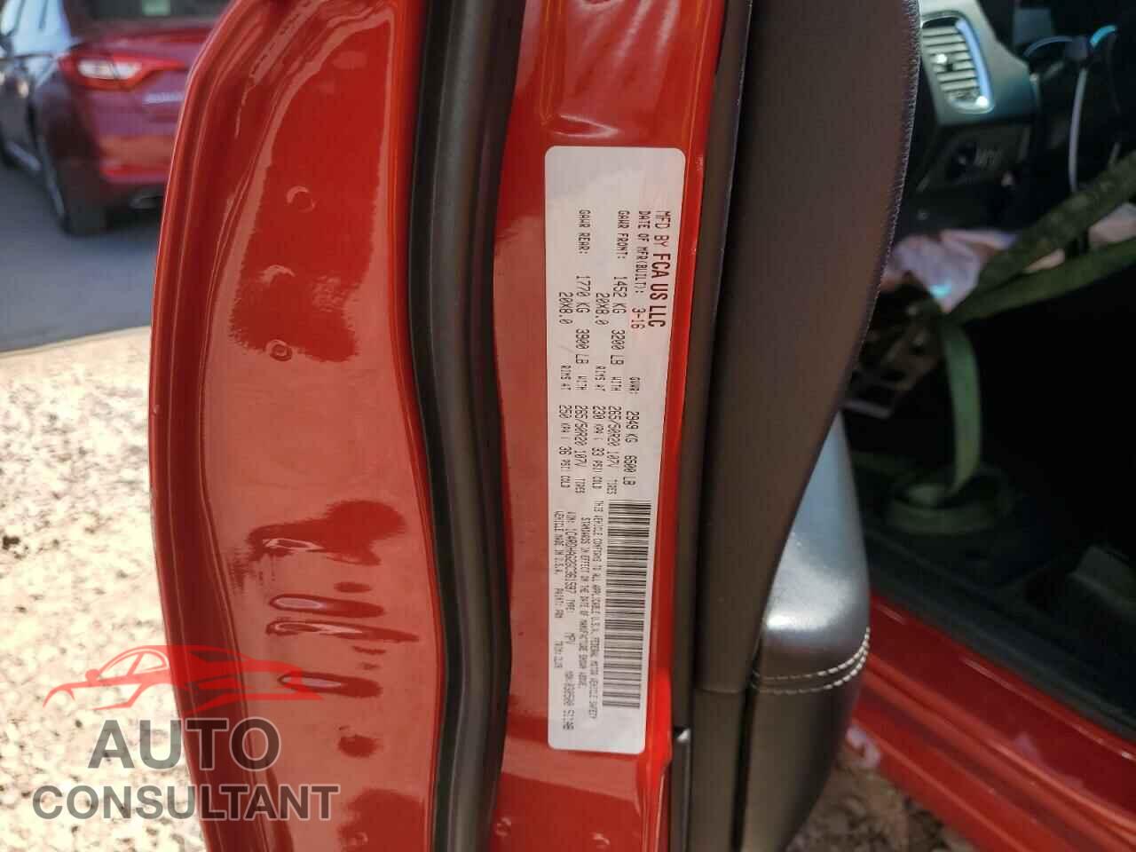 DODGE DURANGO 2016 - 1C4RDHAG2GC361597