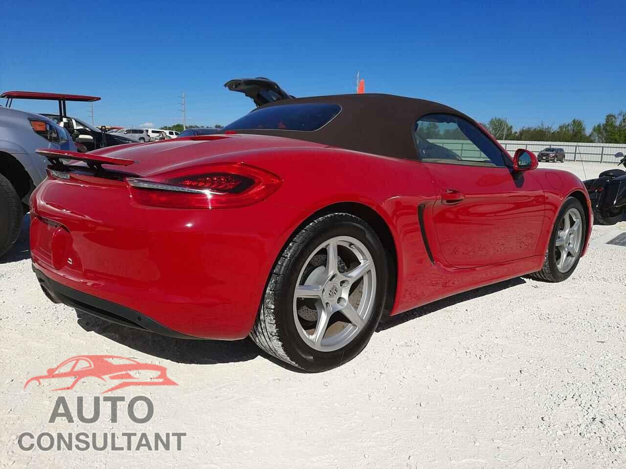 PORSCHE BOXSTER 2016 - WP0CA2A86GS120085