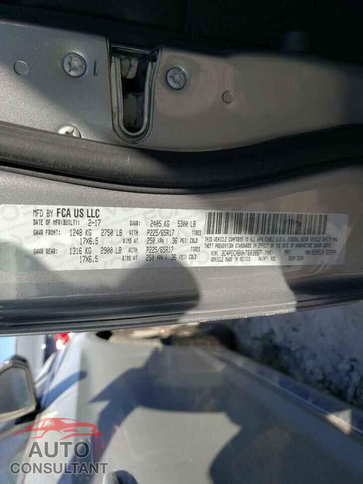 DODGE JOURNEY 2017 - 3C4PDCAB0HT603887