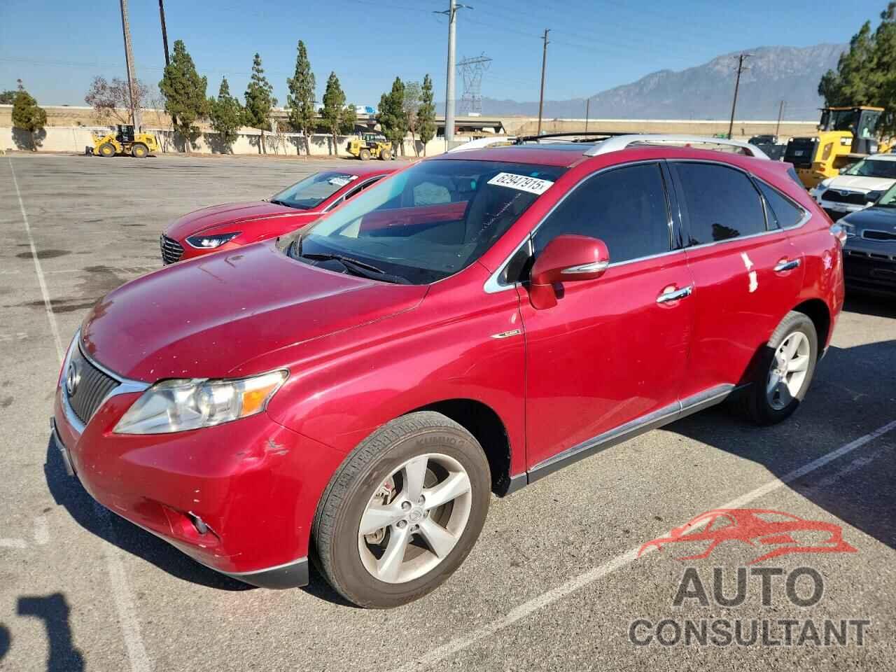 LEXUS RX350 2012 - 2T2ZK1BA2CC066875