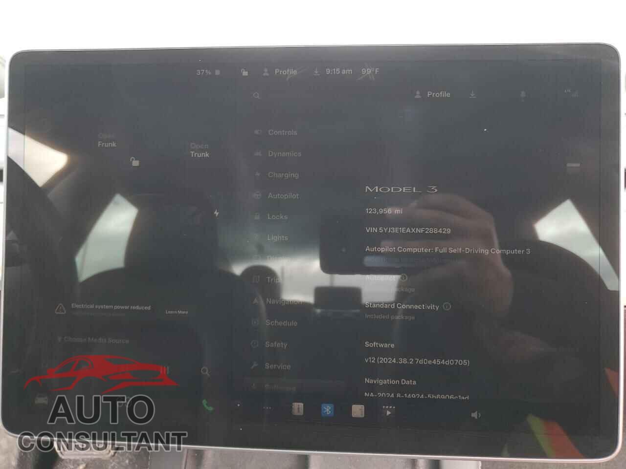 TESLA MODEL 3 2022 - 5YJ3E1EAXNF288429