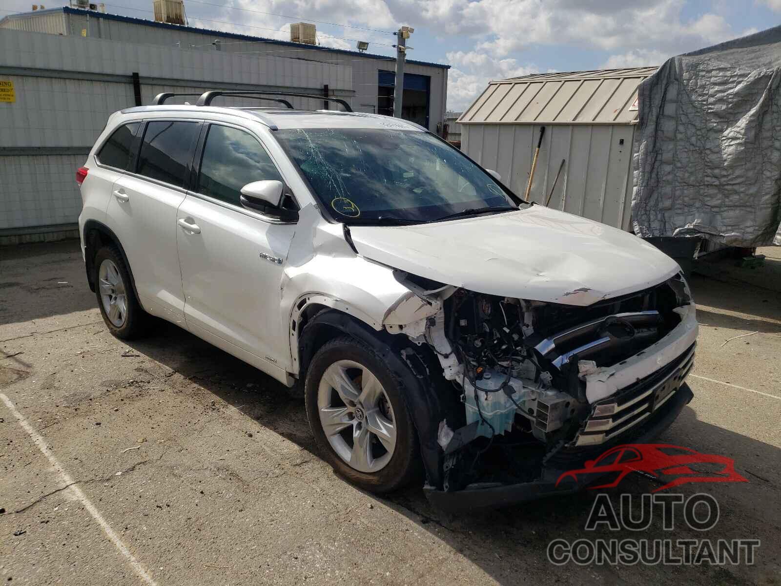 TOYOTA HIGHLANDER 2017 - 5TDDGRFH4HS035874
