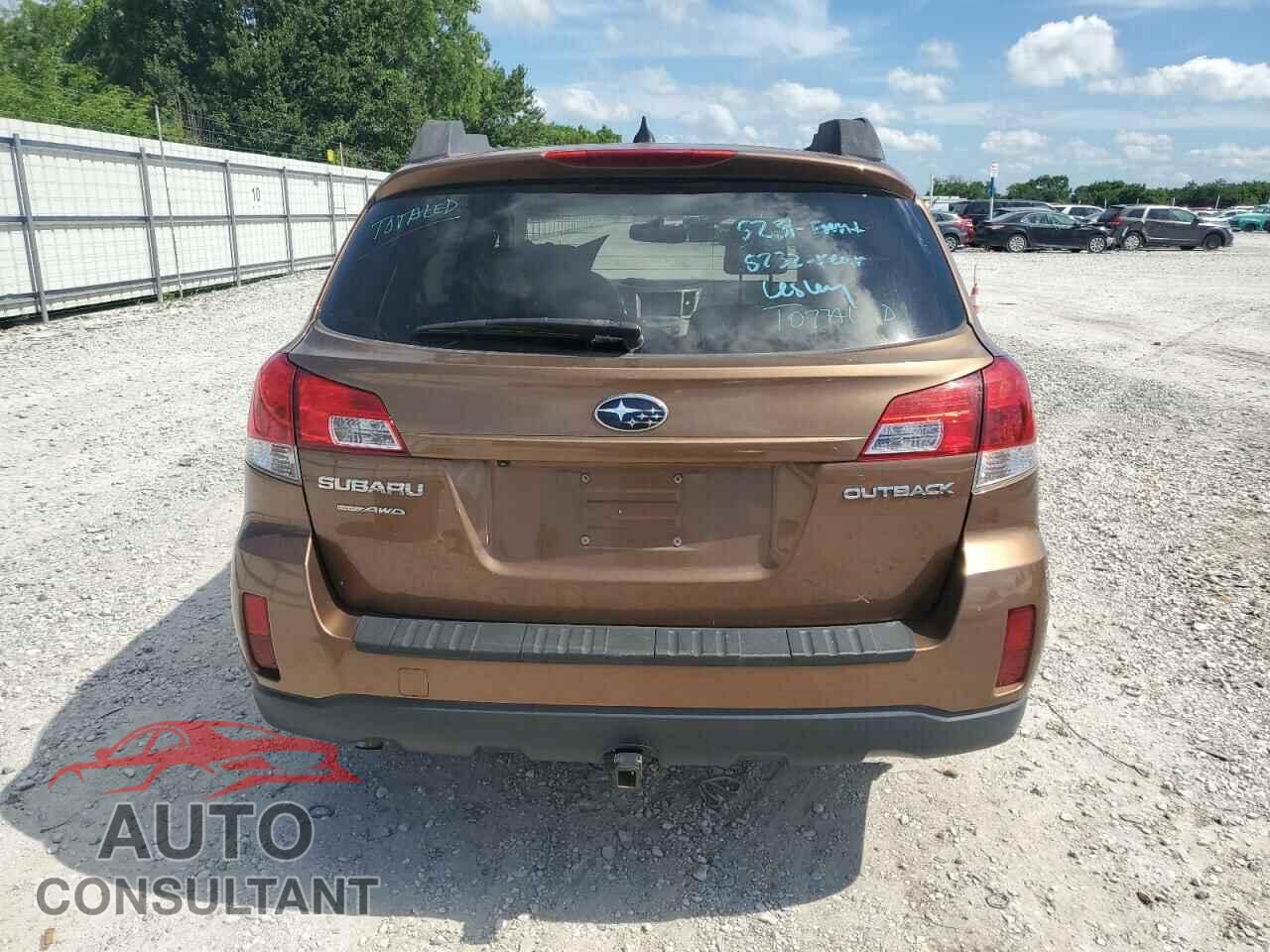 SUBARU OUTBACK 2011 - 4S4BRCLC9B3311994