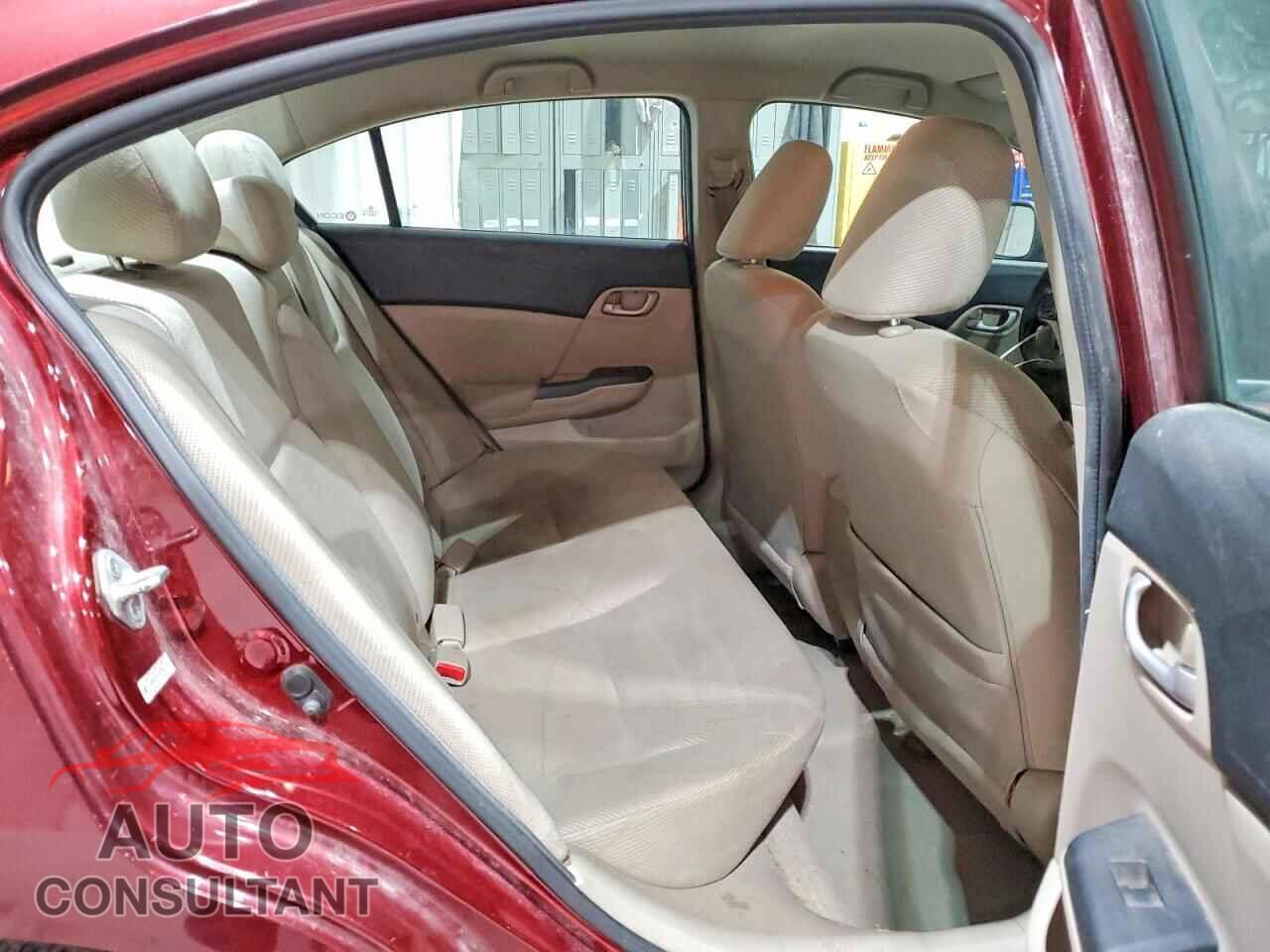 HONDA CIVIC 2012 - 2HGFB2F59CH609284