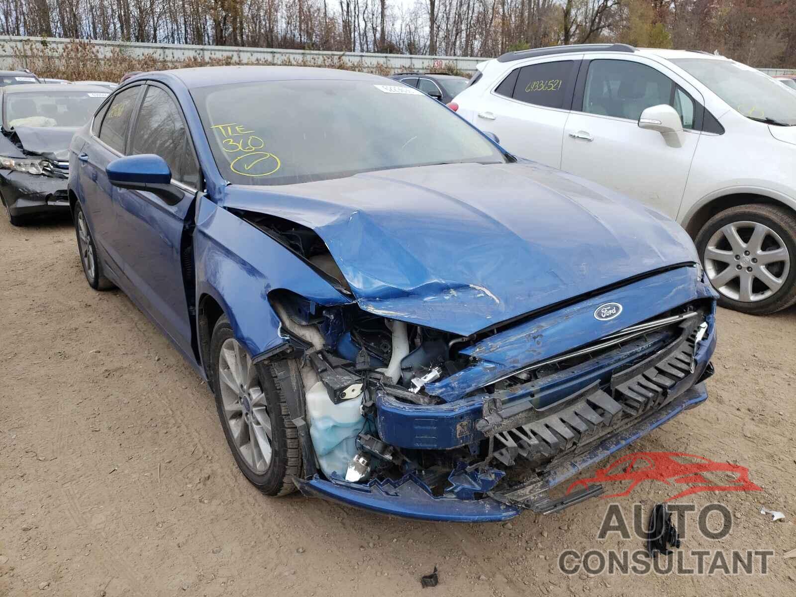 FORD FUSION 2017 - 3FA6P0H74HR411765