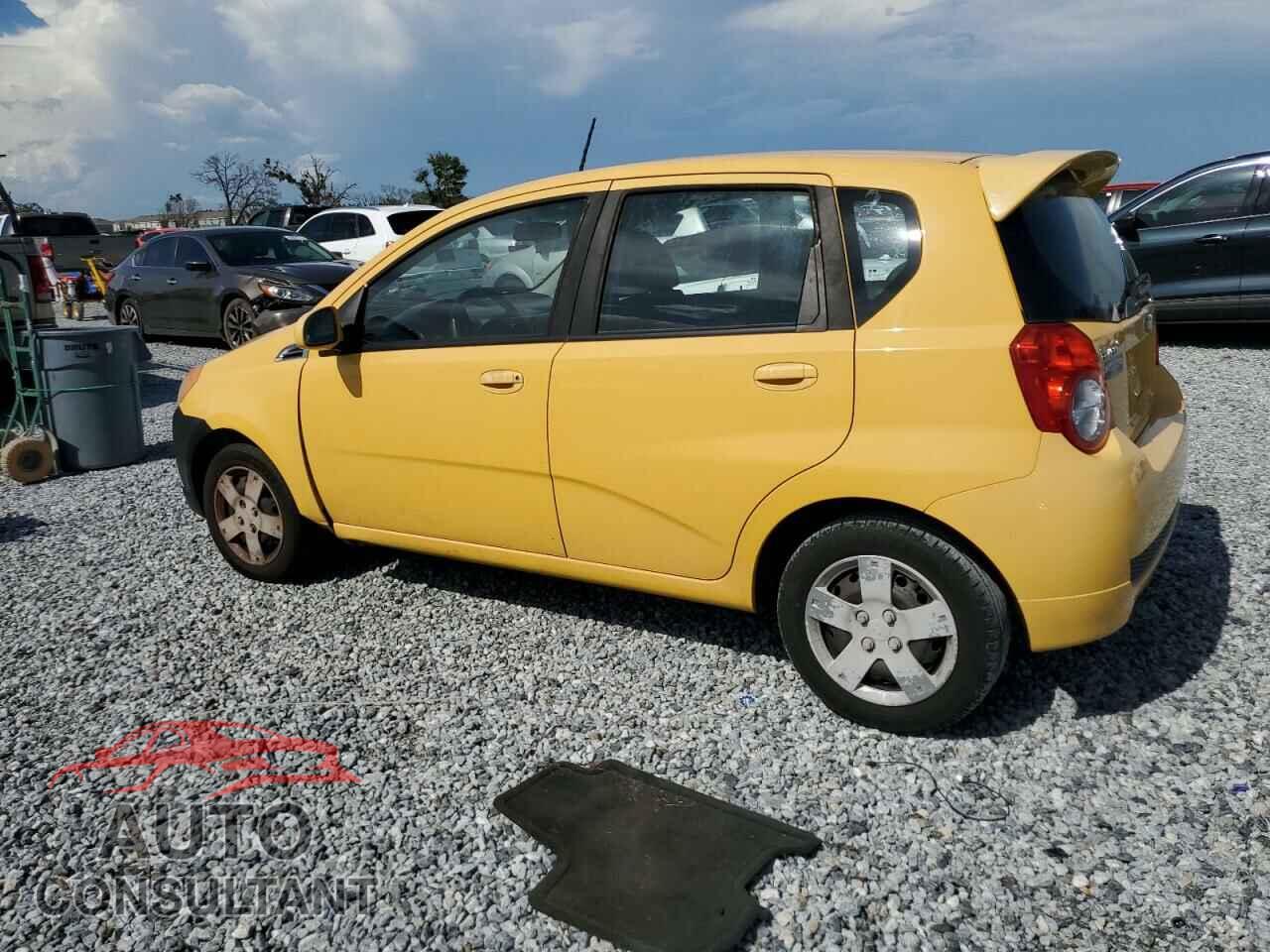 CHEVROLET AVEO 2010 - KL1TD6DE1AB126259