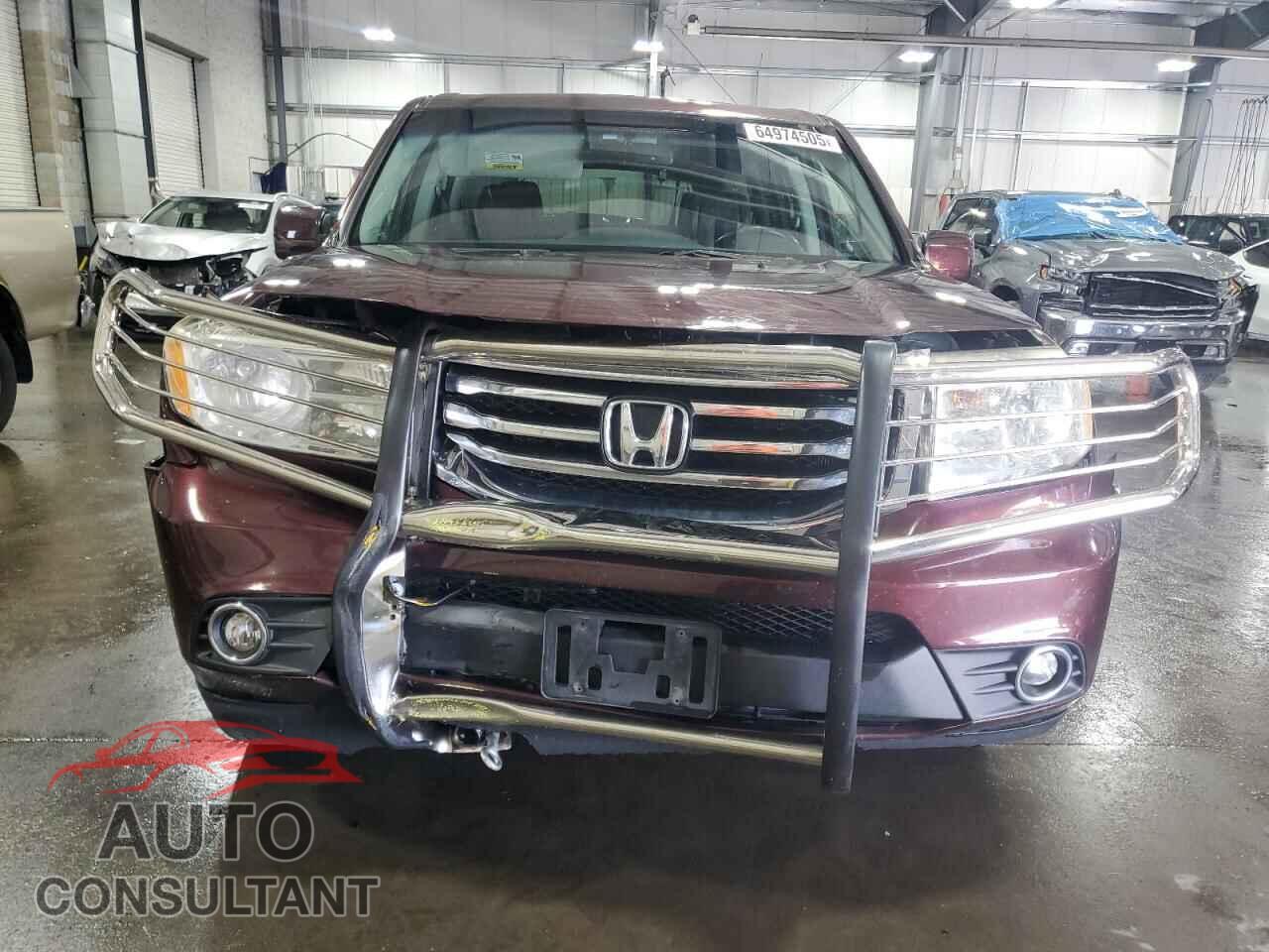 HONDA PILOT 2013 - 5FNYF4H70DB049149