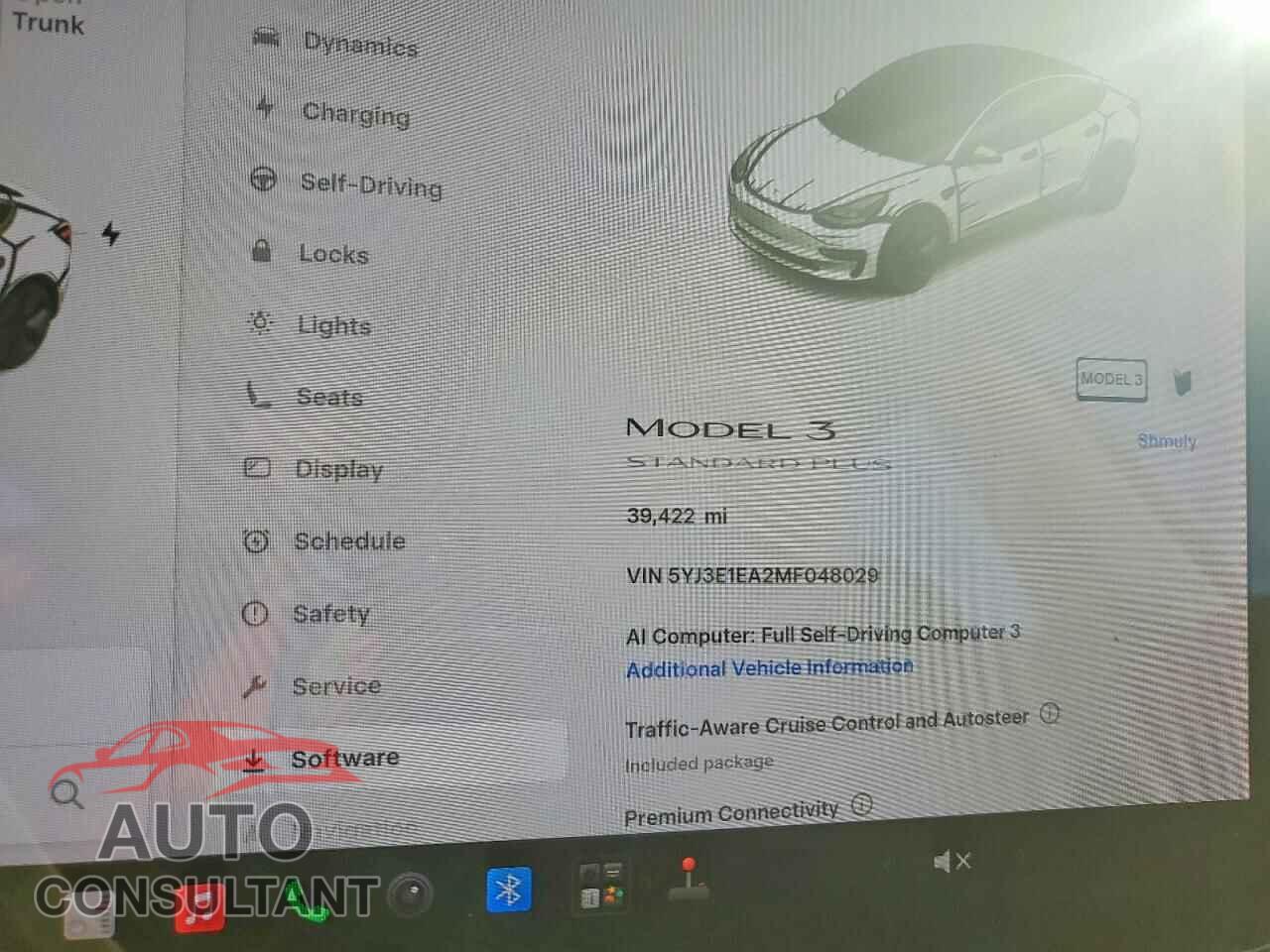 TESLA MODEL 3 2021 - 5YJ3E1EA2MF048029