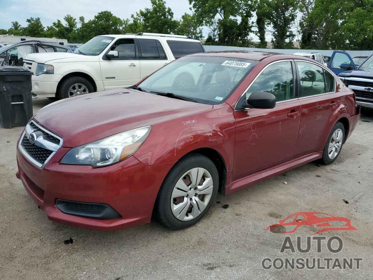 SUBARU LEGACY 2014 - 4S3BMBA68E3009093