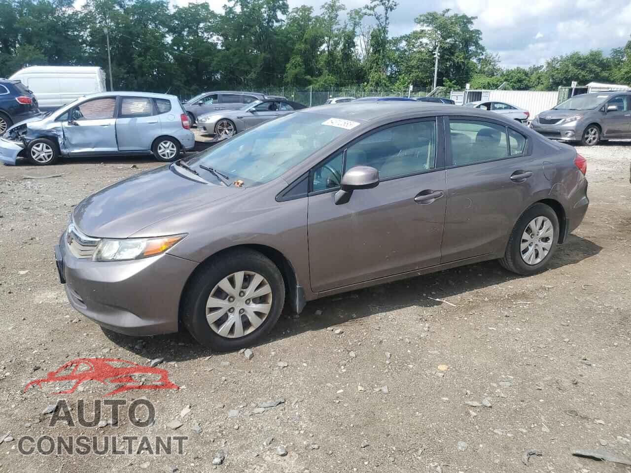 HONDA CIVIC 2012 - 2HGFB2F54CH581197