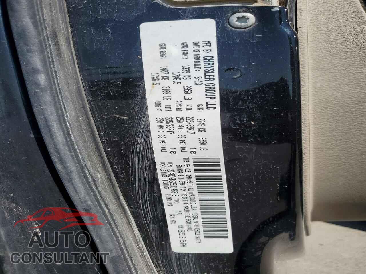 DODGE CARAVAN 2014 - 2C4RDGBG2ER146816
