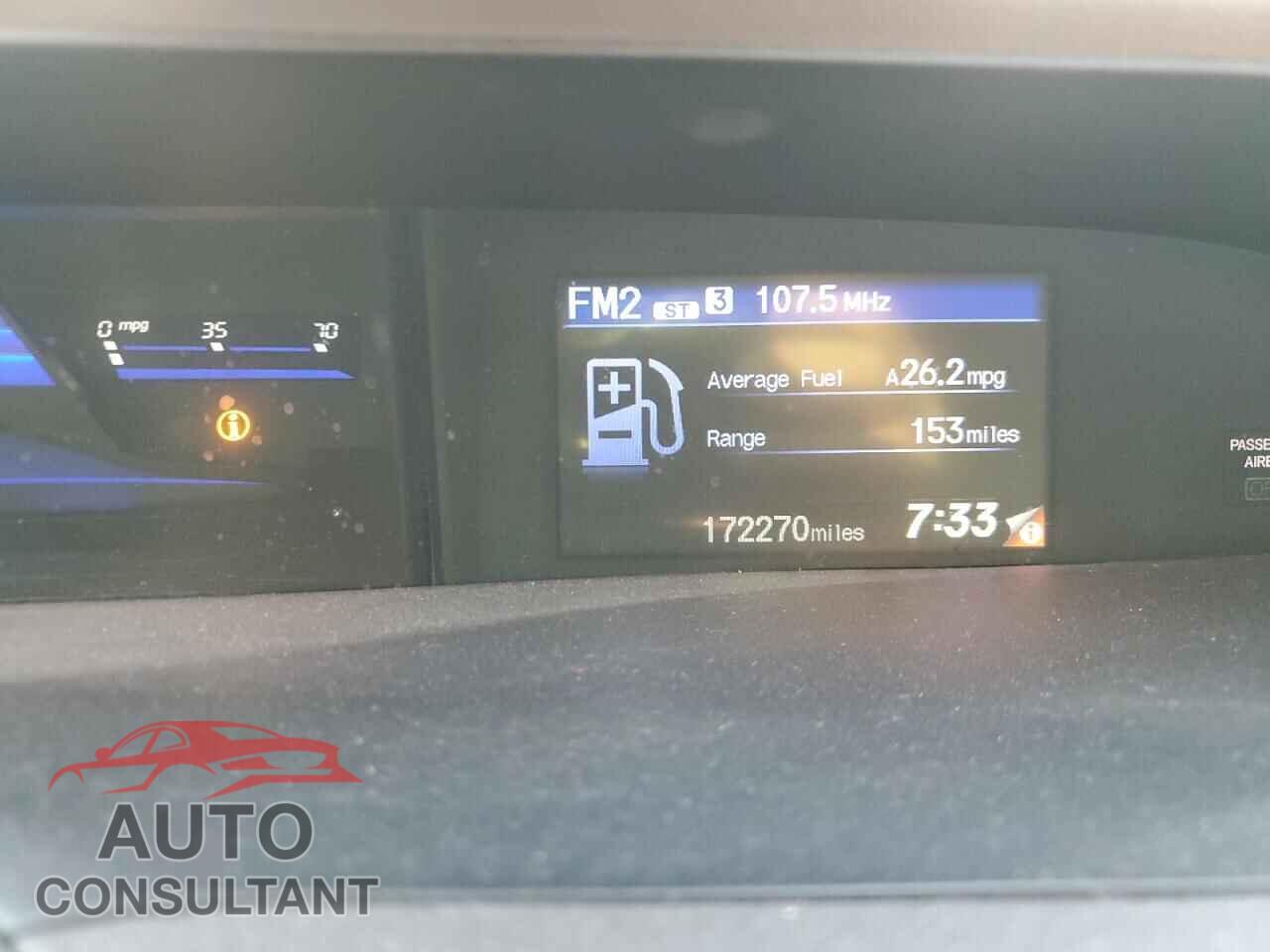 HONDA CIVIC 2012 - 19XFB2F58CE109773