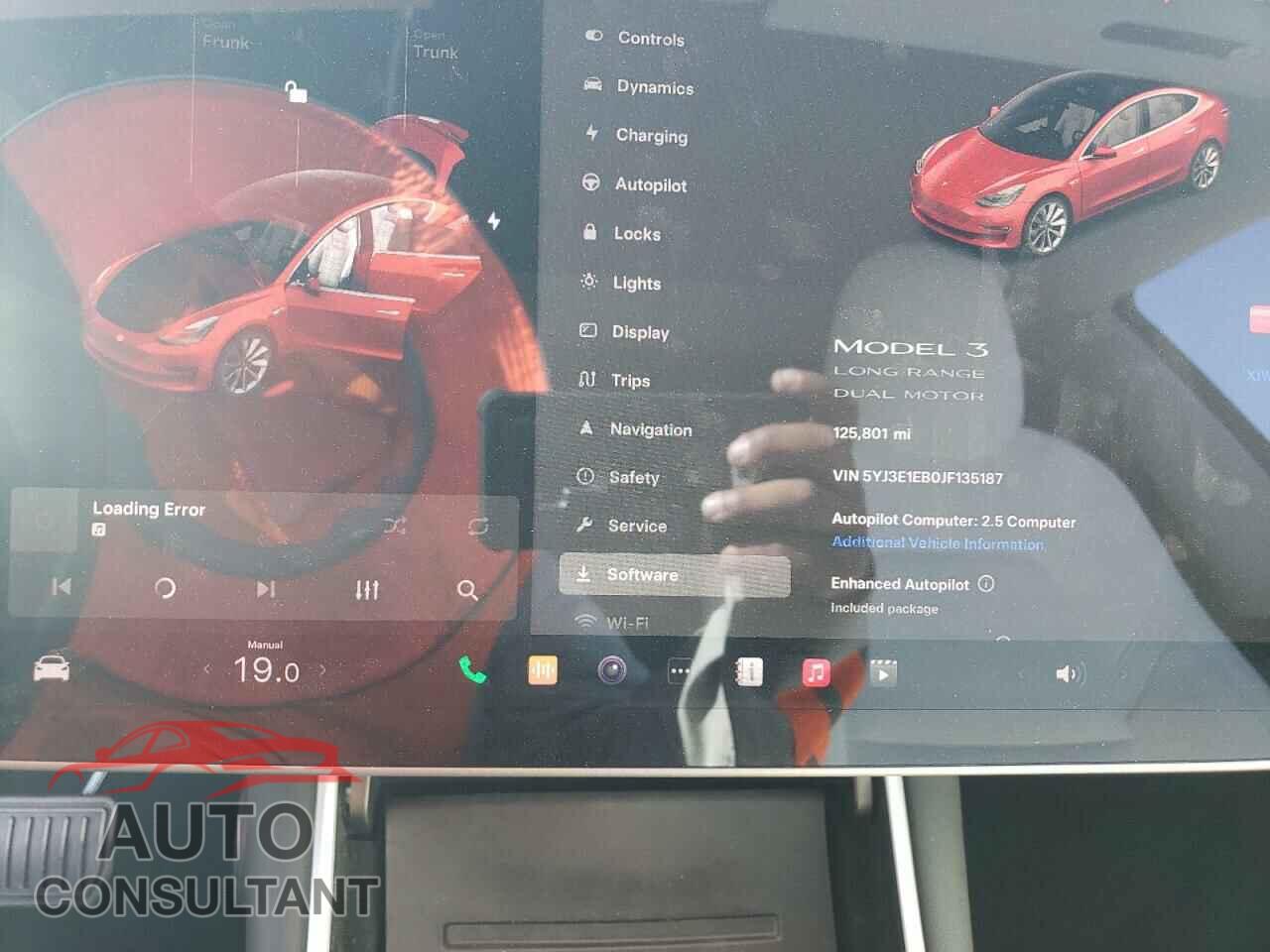 TESLA MODEL 3 2018 - 5YJ3E1EB0JF135187