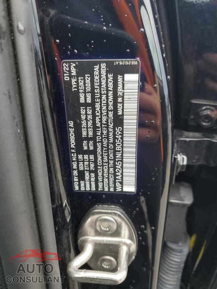 PORSCHE MACAN 2022 - WP1AA2A51NLB05495
