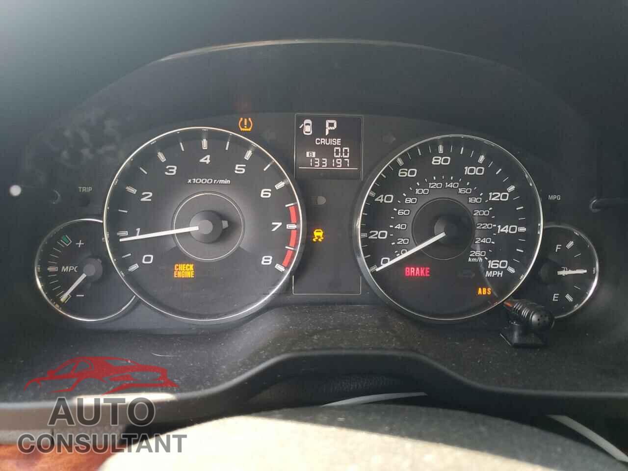 SUBARU OUTBACK 2012 - 4S4BRDKC5C2222938