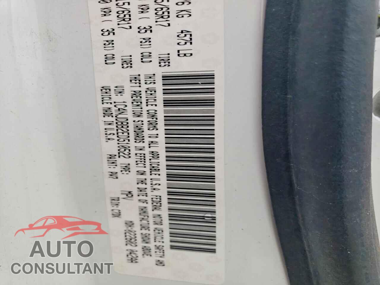 JEEP COMPASS 2014 - 1C4NJDBB2ED510522