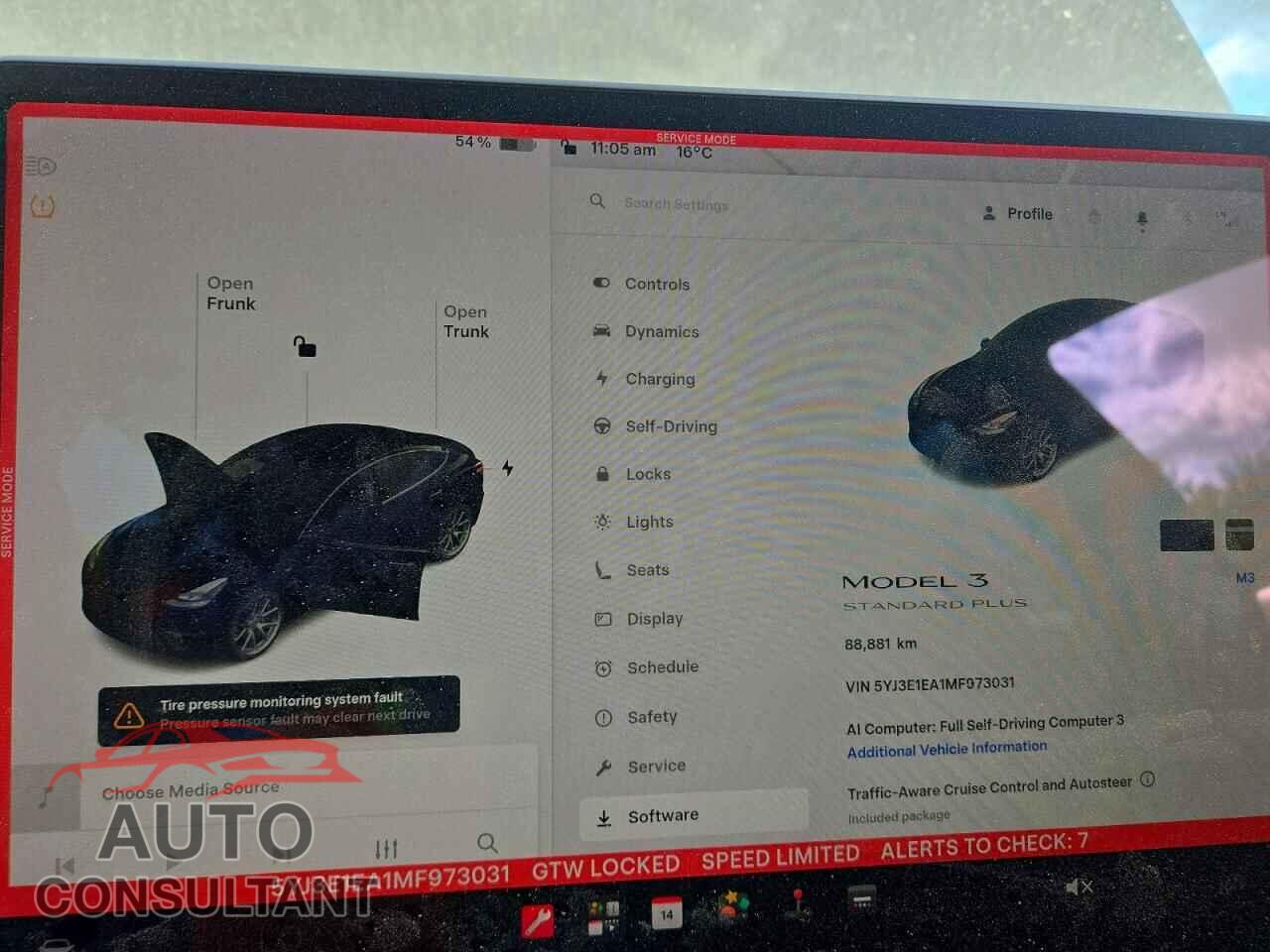 TESLA MODEL 3 2021 - 5YJ3E1EA1MF973031