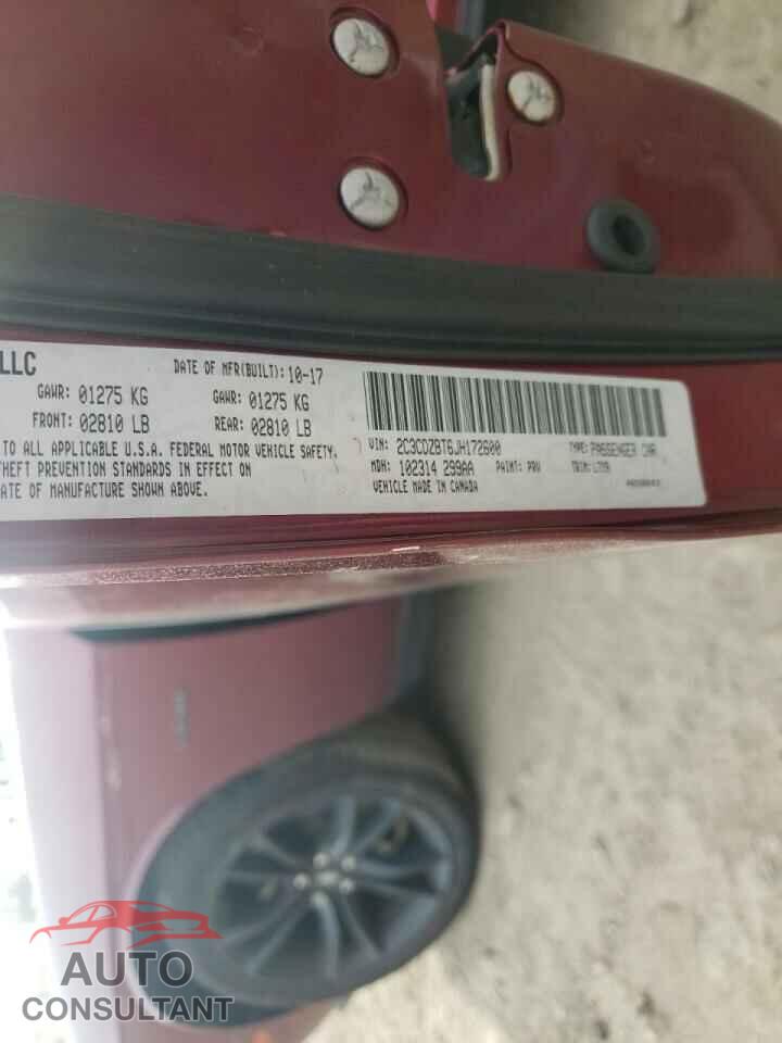 DODGE CHALLENGER 2018 - 2C3CDZBT6JH172600