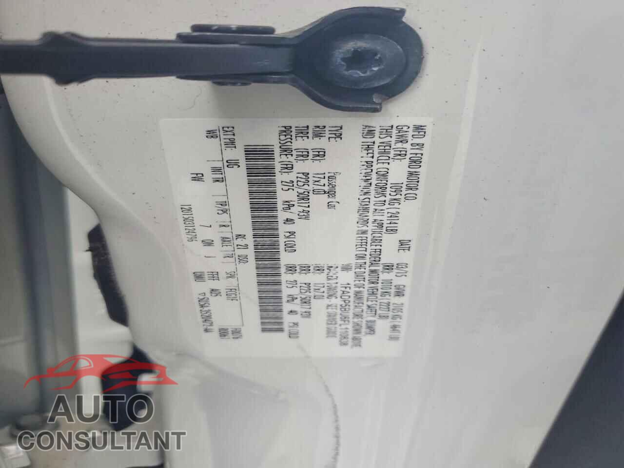 FORD CMAX 2015 - 1FADP5BU6FL110638