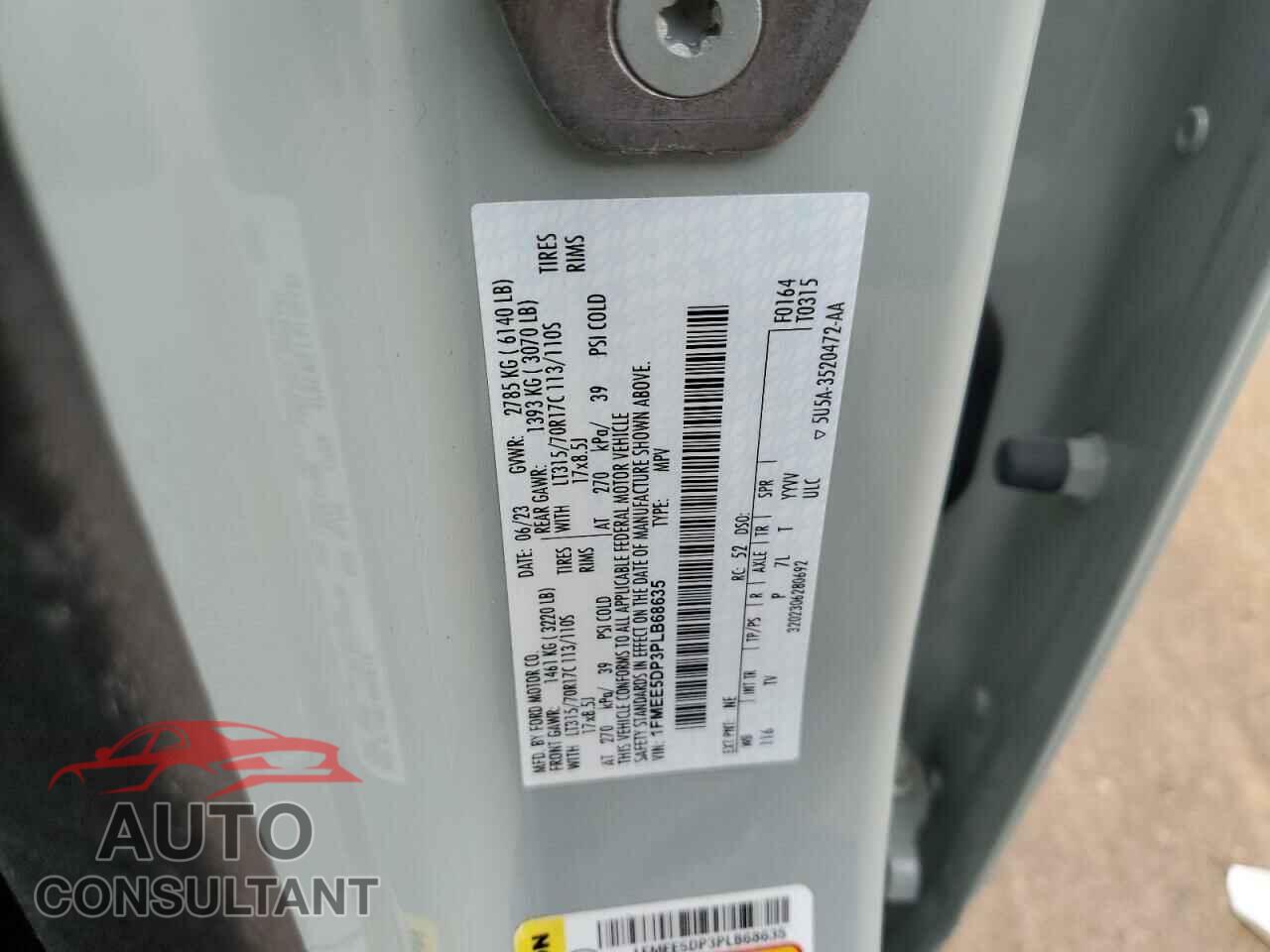 FORD BRONCO 2023 - 1FMEE5DP3PLB68635
