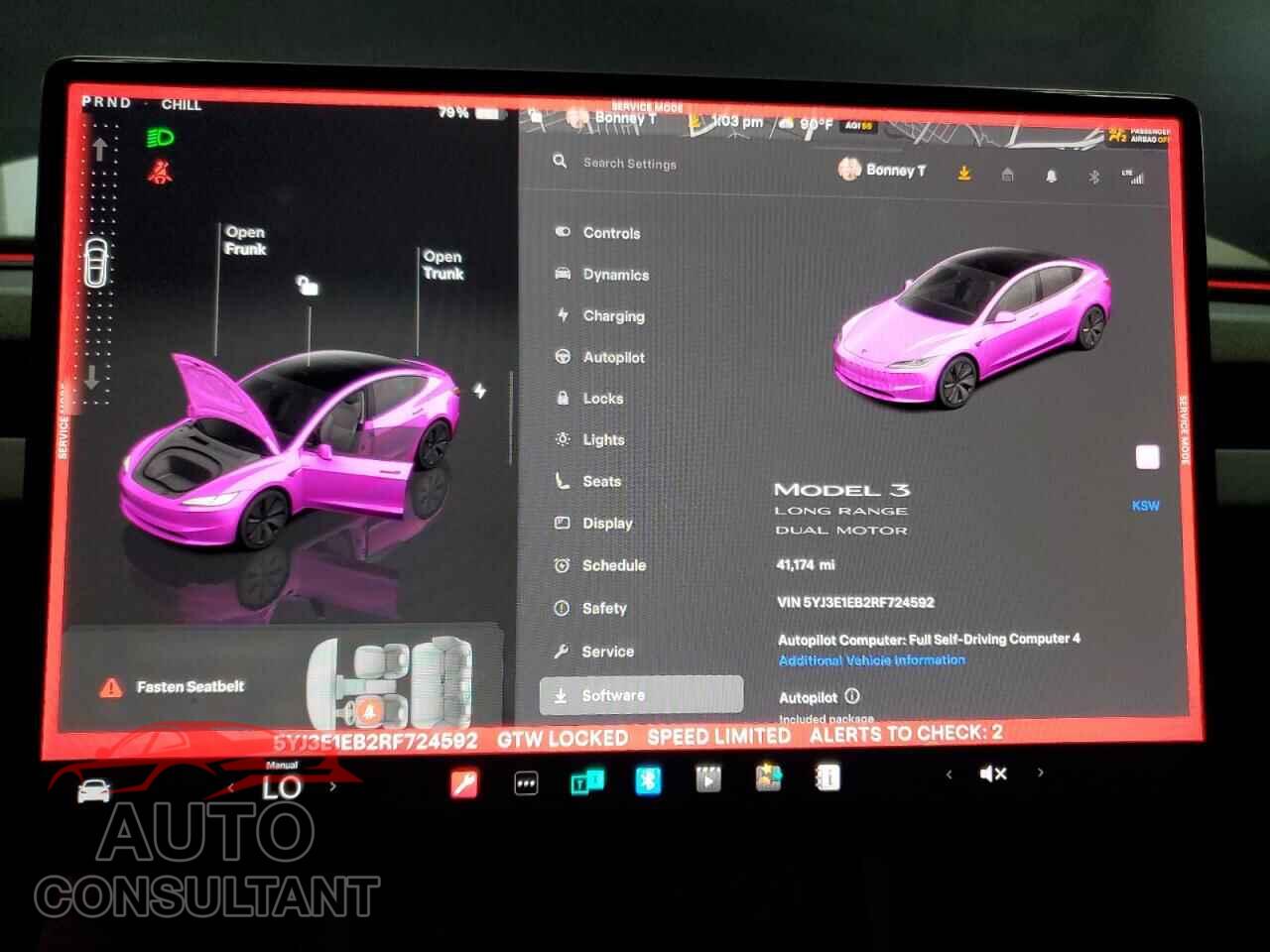 TESLA MODEL 3 2024 - 5YJ3E1EB2RF724592