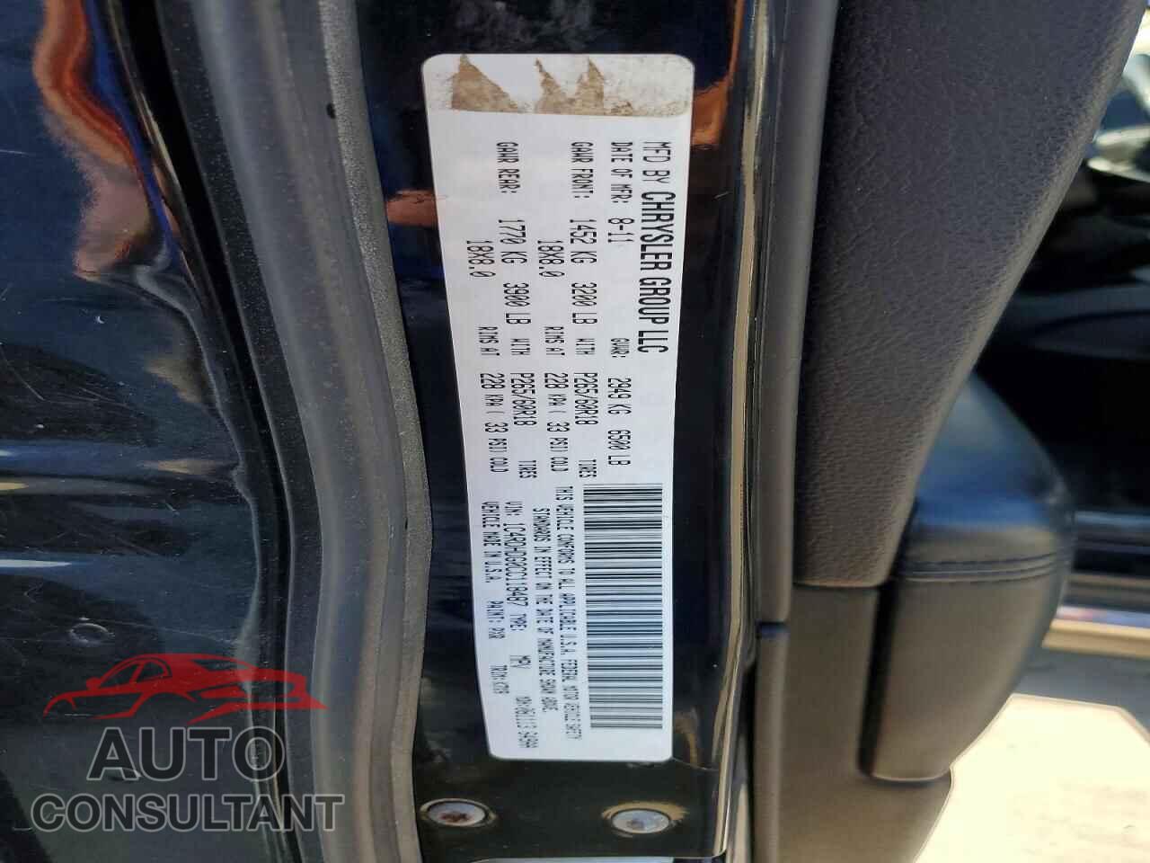 DODGE DURANGO 2012 - 1C4RDHDG0CC118487