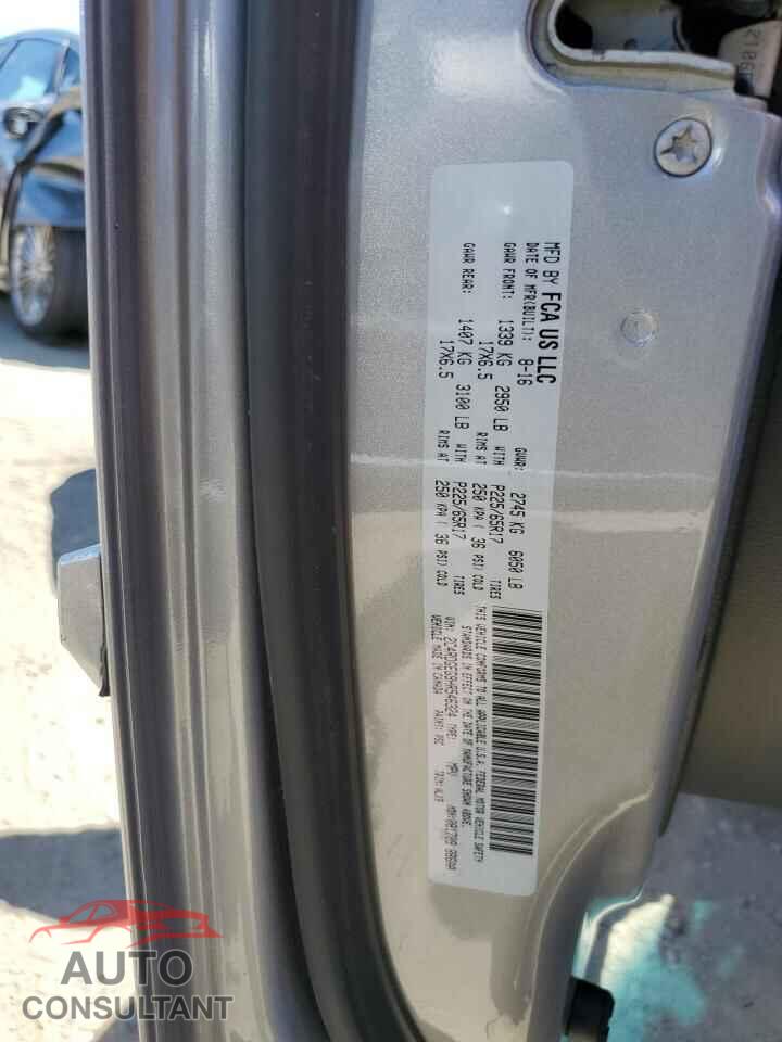 DODGE CARAVAN 2017 - 2C4RDGEG9HR546324