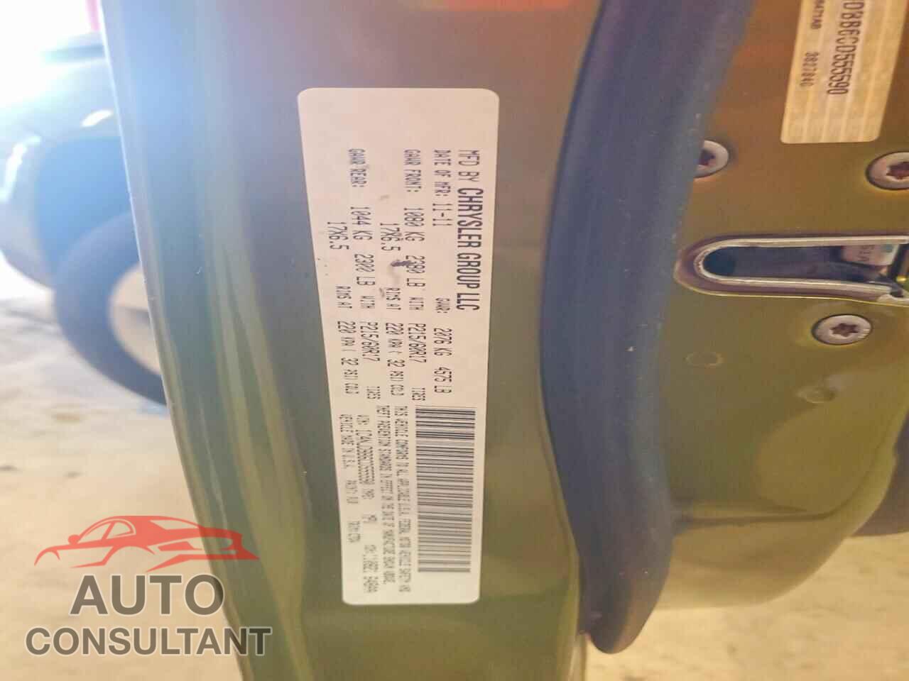 JEEP COMPASS 2012 - 1C4NJDBB6CD555590