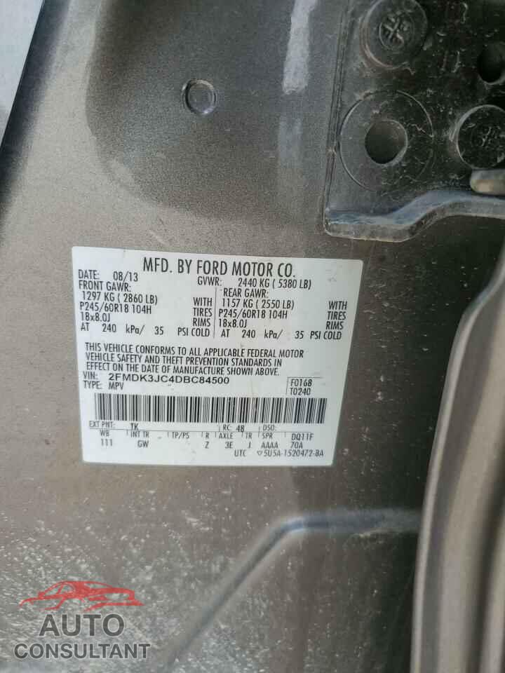 FORD EDGE 2013 - 2FMDK3JC4DBC84500