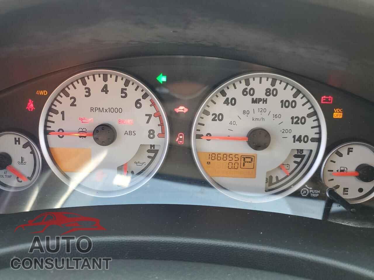 NISSAN FRONTIER 2011 - 1N6AD0EV6BC421622