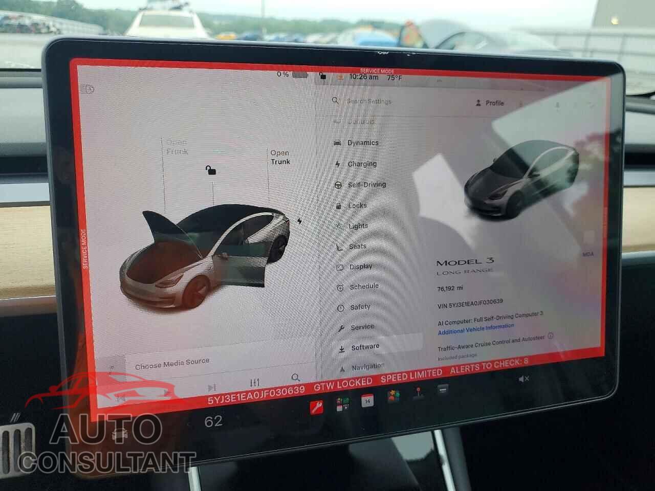 TESLA MODEL 3 2018 - 5YJ3E1EA0JF030639