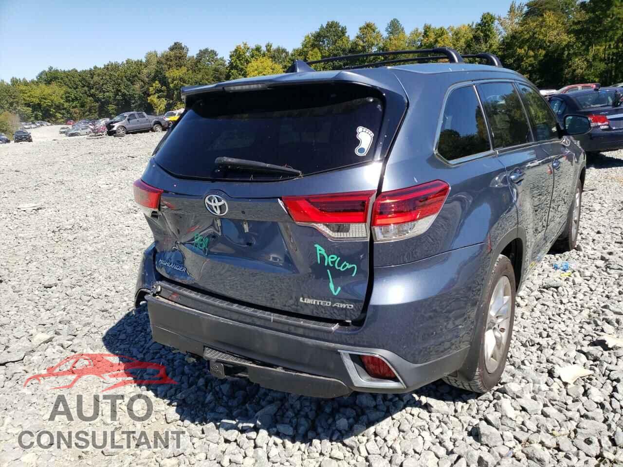 TOYOTA HIGHLANDER 2017 - 5TDDZRFH3HS473280