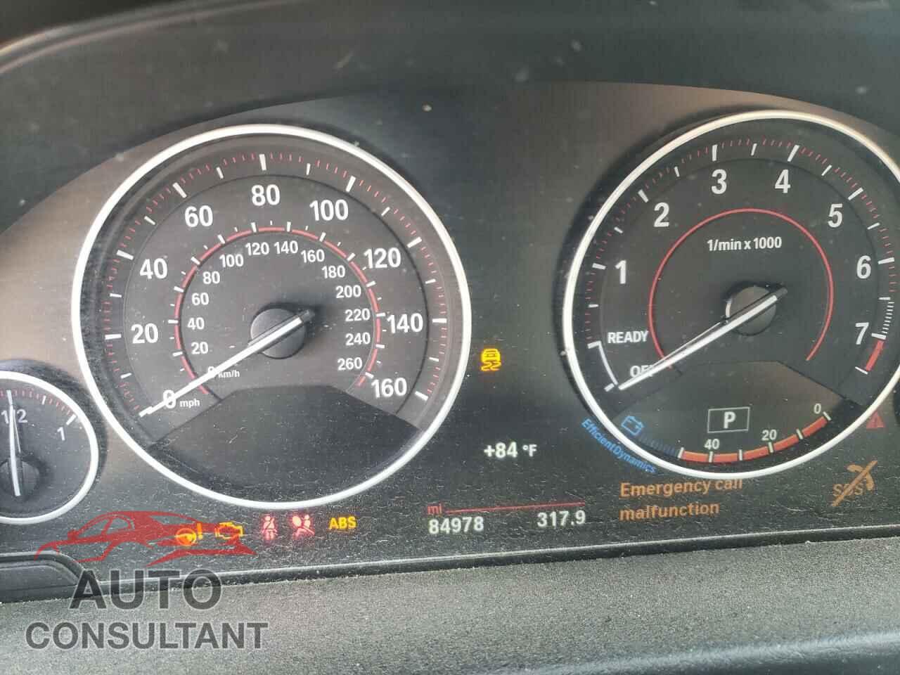 BMW 3 SERIES 2016 - WBA8E3G59GNU01421