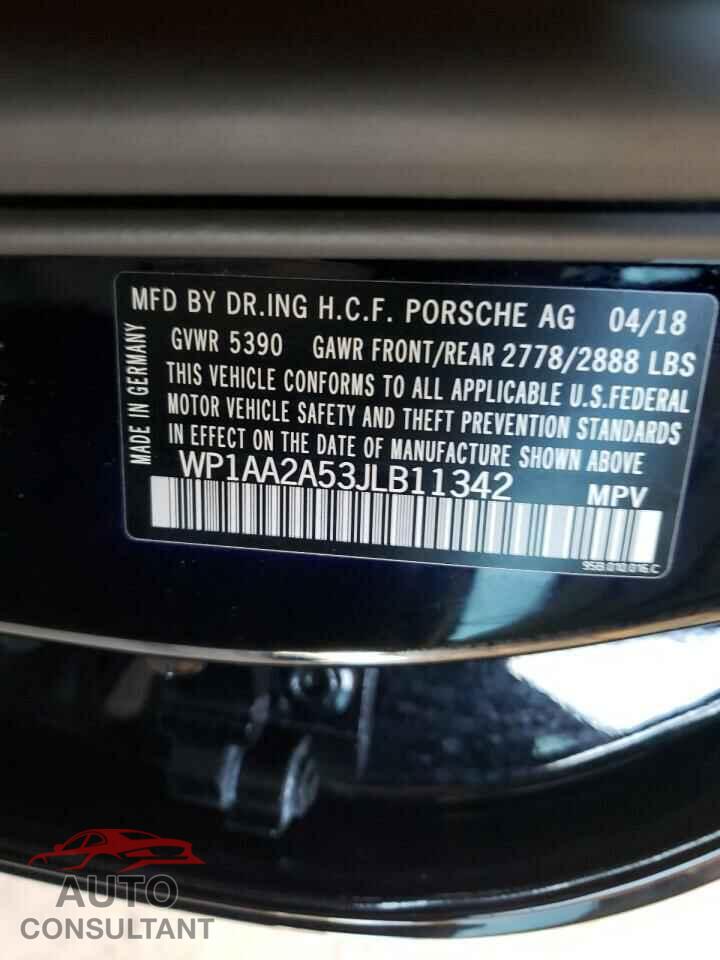 PORSCHE MACAN 2018 - WP1AA2A53JLB11342