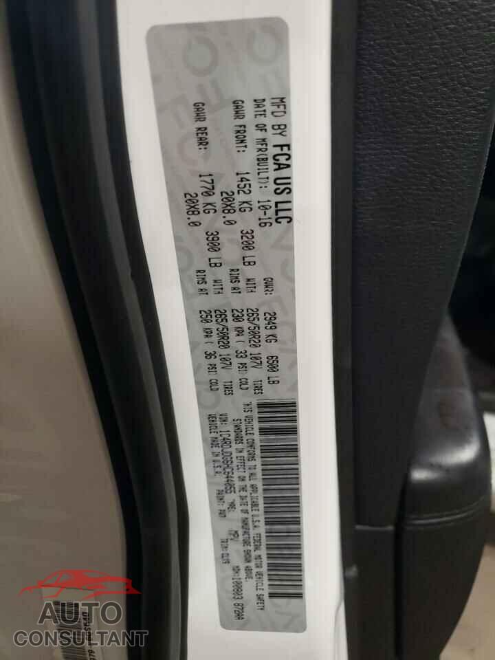DODGE DURANGO 2017 - 1C4RDJDG6HC644055