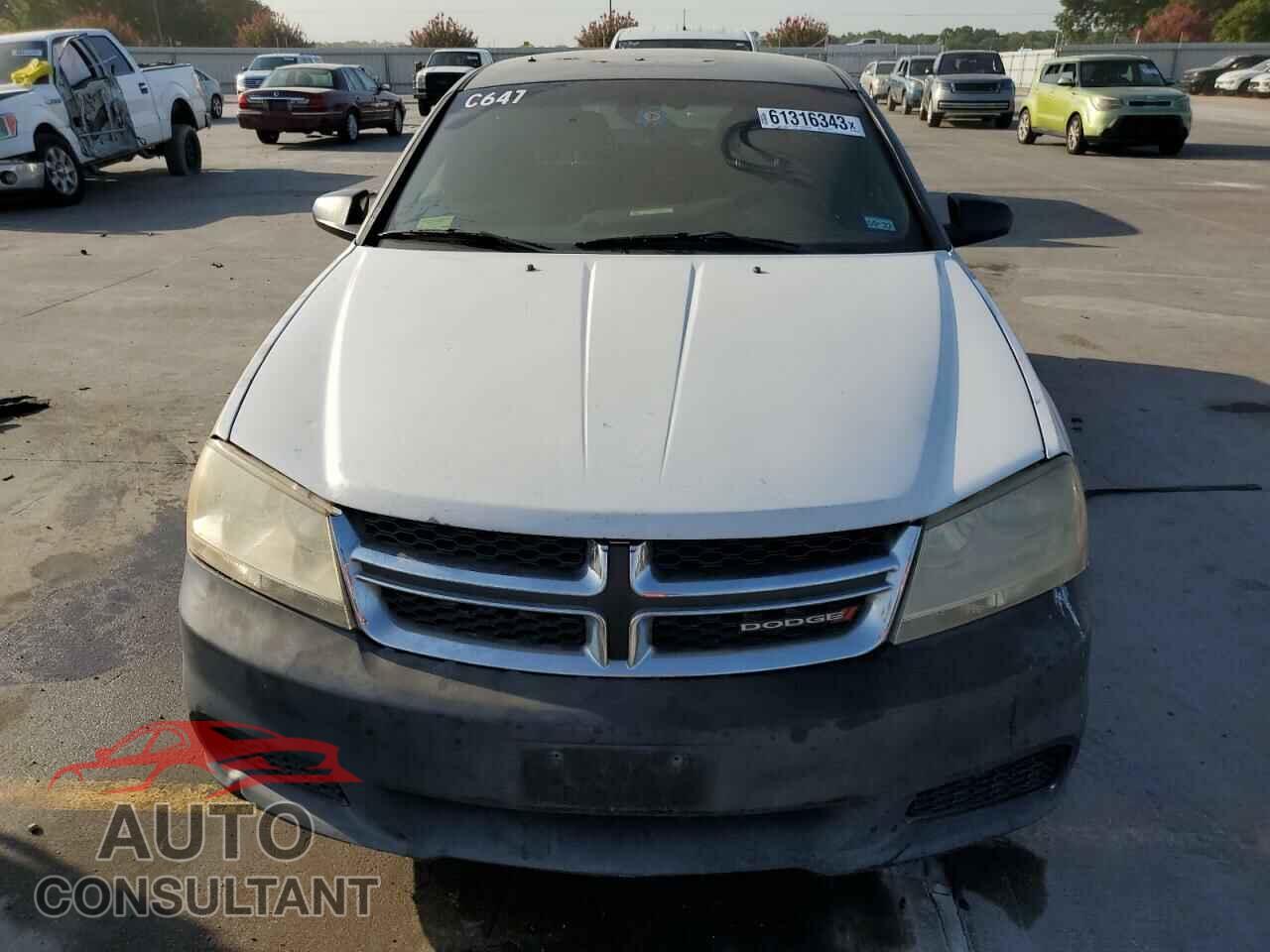 DODGE AVENGER 2013 - 1C3CDZAB6DN648722