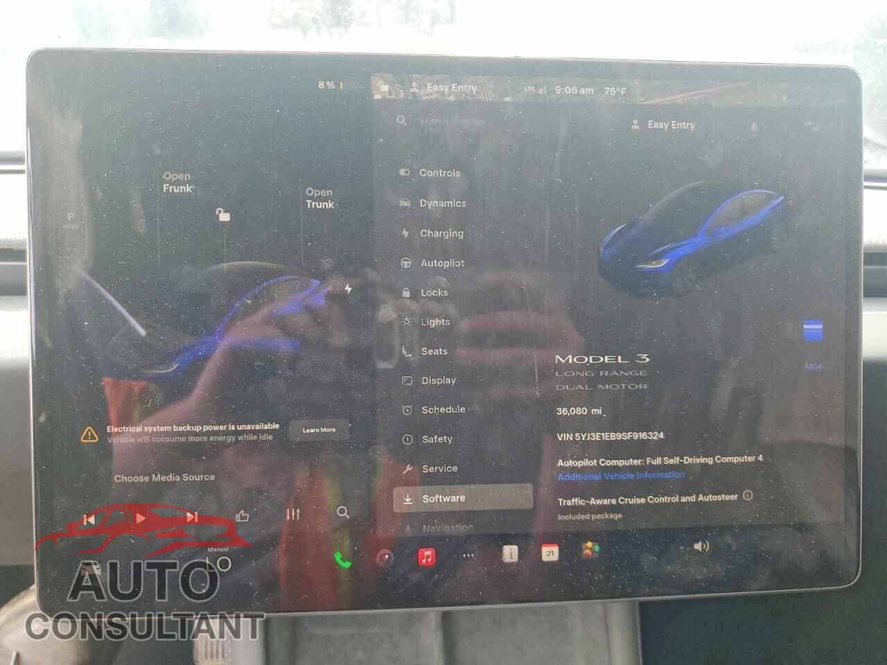 TESLA MODEL 3 2025 - 5YJ3E1EB9SF916324