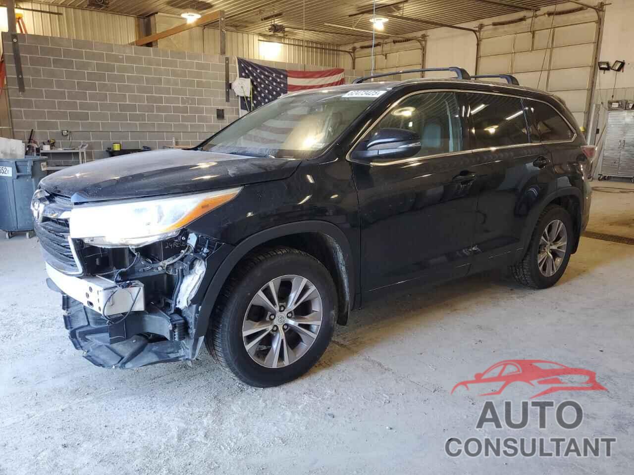 TOYOTA HIGHLANDER 2015 - 5TDJKRFH2FS142338