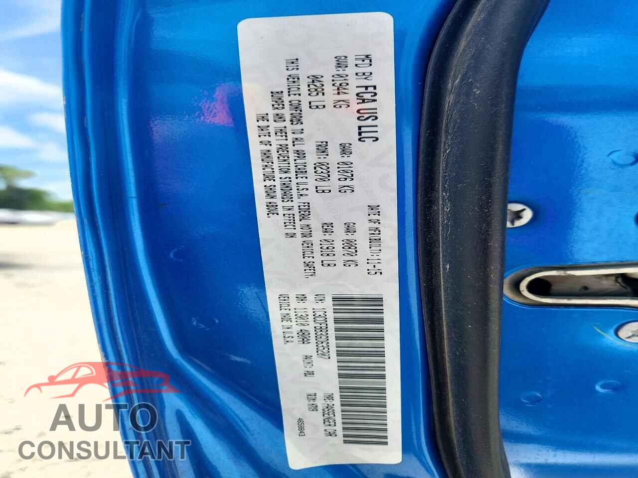 DODGE DART 2016 - 1C3CDFBB3GD635207