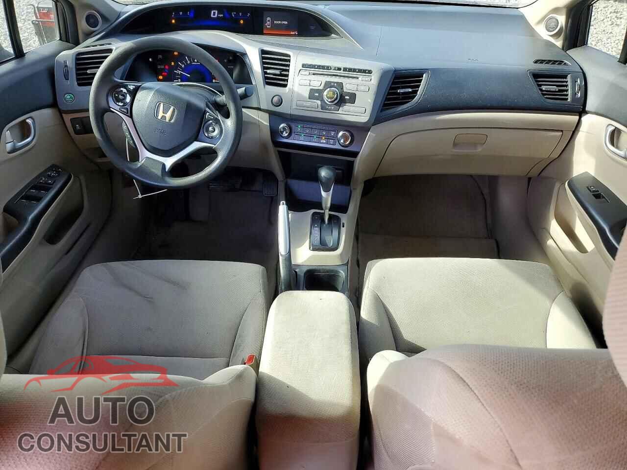 HONDA CIVIC 2012 - 19XFB2F89CE328185