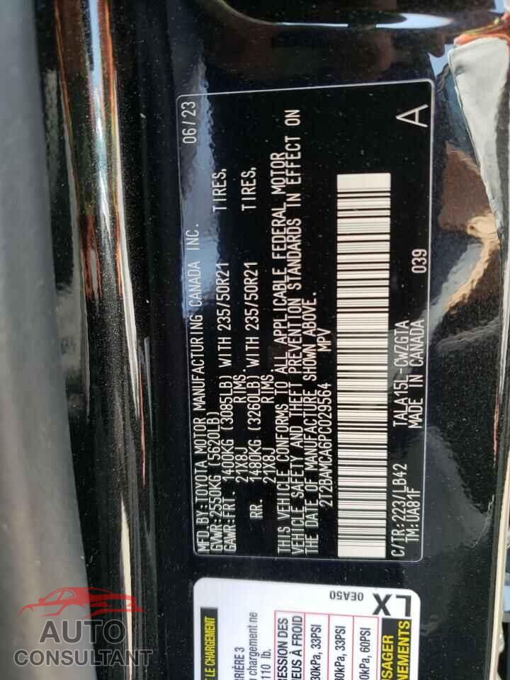 LEXUS RX350 2023 - 2T2BAMCA6PC029564