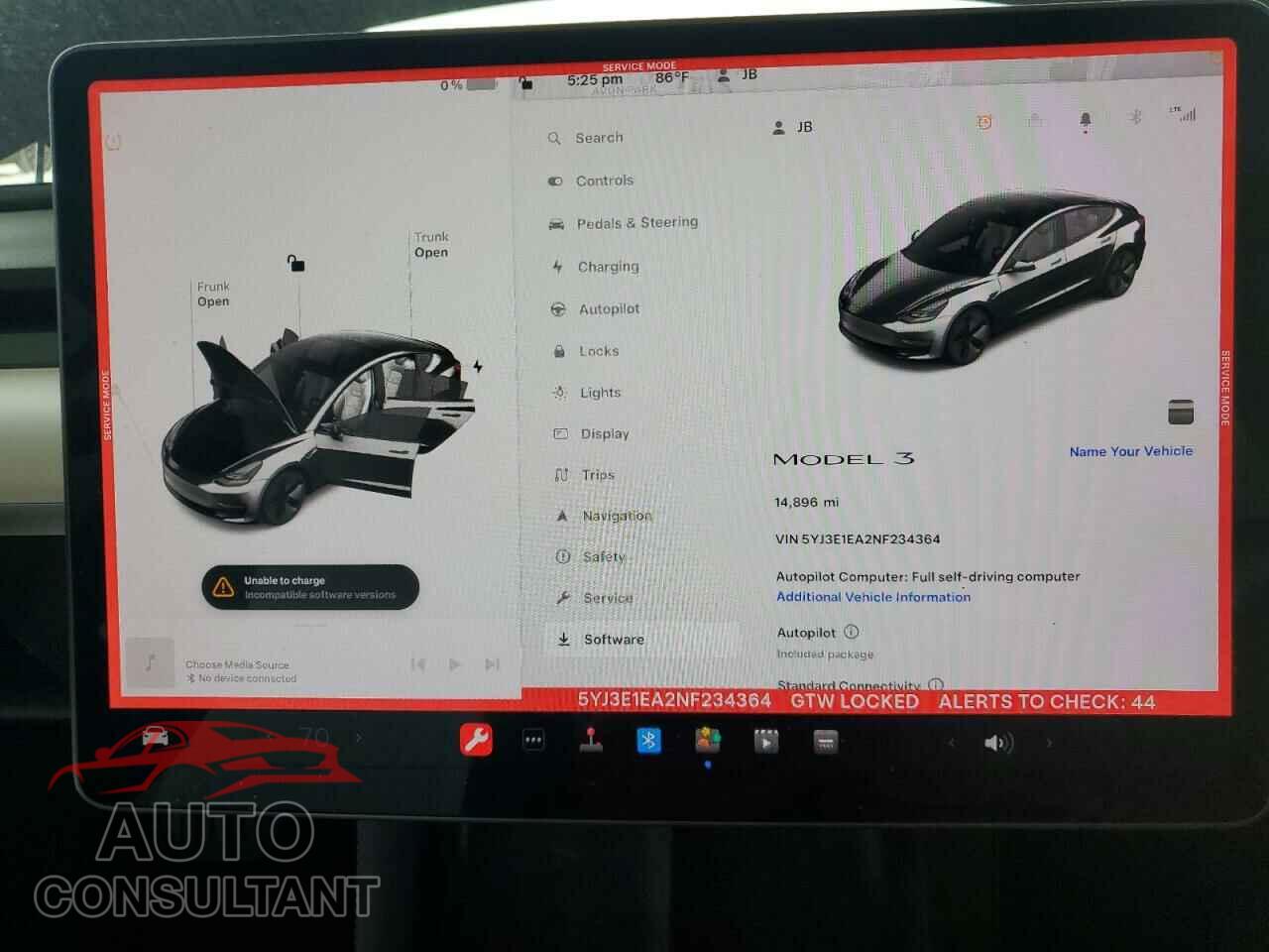 TESLA MODEL 3 2022 - 5YJ3E1EA2NF234364