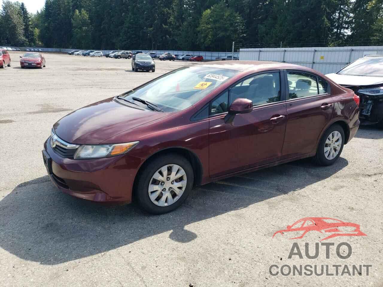 HONDA CIVIC 2012 - 2HGFB2E50CH538364