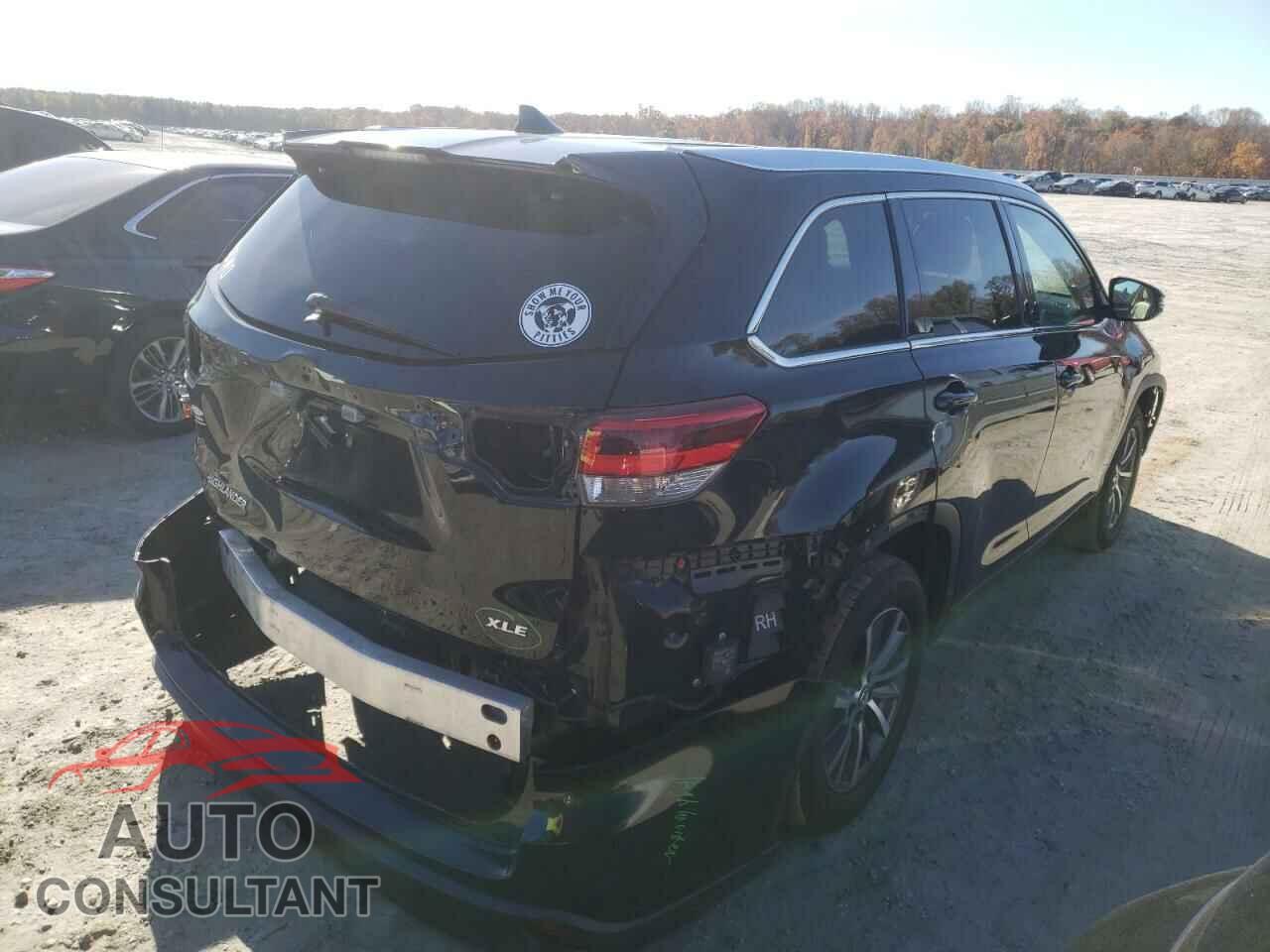 TOYOTA HIGHLANDER 2017 - 5TDKZRFH7HS209907