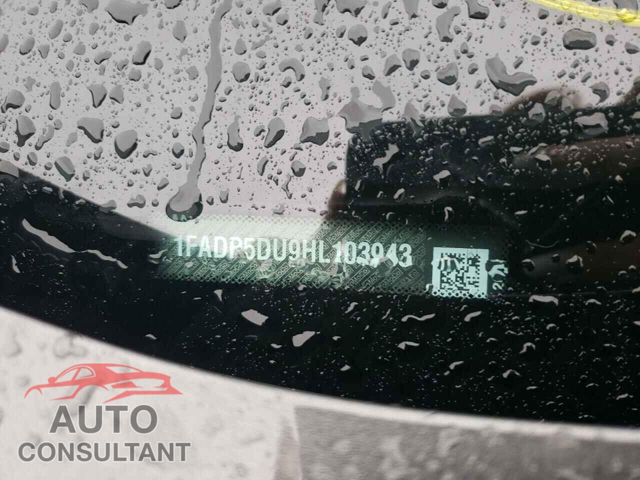 FORD CMAX 2017 - 1FADP5DU9HL103943